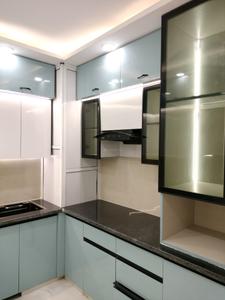 Kitchen Image of 1500 Sq.ft 4 BHK Builder Floor for sale in Chandra Park New Delhi for Rs. 14500000