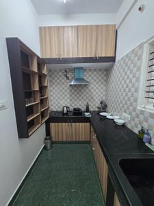 Kitchen Image of 425 Sq.ft 1 RK Apartment / Flat for rent in K R Puram Bengaluru for Rs. 25000