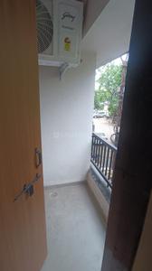 Balcony Image of 550 Sq.ft 1 BHK Builder Floor for rent in Mahalakshmi Nagar Indore for Rs. 20000