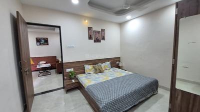 Bedroom Image of 650 Sq.ft 1 BHK Apartment / Flat for rent in Mahalakshmi Nagar Indore for Rs. 22000