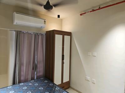 Bedroom Image of 650 Sq.ft 2 BHK Apartment / Flat for rent in Meru Codename BKC, Kurla West Mumbai for Rs. 160000
