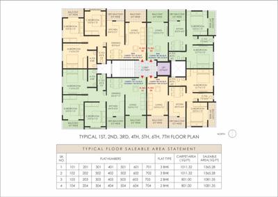 Image of 1038 Sq.ft 2 BHK Apartment / Flat for sale in Balewadi, Pune for Rs. 9800000