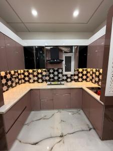 Kitchen Image of 1000 Sq.ft 3 BHK Builder Floor for rent in Rajouri Garden New Delhi for Rs. 45000