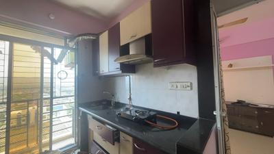 Kitchen Image of 660 Sq.ft 1 BHK Apartment / Flat for rent in Bhagwati Neelkanth Heights, Kalamboli Navi Mumbai for Rs. 19000