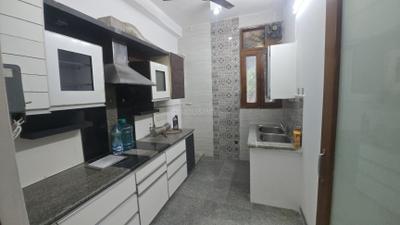 Kitchen Image of 2800 Sq.ft 4 BHK Builder Floor for rent in Panchsheel Park New Delhi for Rs. 180000