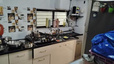 Kitchen Image of 1215 Sq.ft 2 BHK Apartment / Flat for sale in Gota Ahmedabad for Rs. 6100000