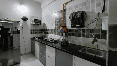Kitchen Image of 720 Sq.ft 1 BHK Builder Floor for sale in Vastral Ahmedabad for Rs. 2500000