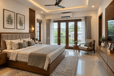Bedroom Image of 2000 Sq.ft 3 BHK Independent House for sale in Naikkanal Thrissur for Rs. 11800000