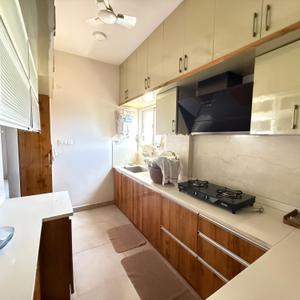 Kitchen Image of 1530 Sq.ft 3 BHK Apartment / Flat for rent in Fuerzaa Sahasraa, Serilingampally Hyderabad for Rs. 54000