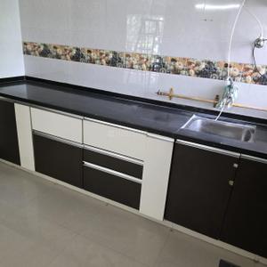 Kitchen Image of 1800 Sq.ft 3 BHK Apartment / Flat for rent in Koteshwar Ahmedabad for Rs. 25000