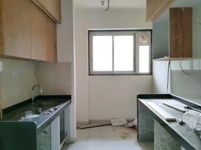 Kitchen Image of 691 Sq.ft 2 BHK Apartment / Flat for rent in Runwal Sanctuary, Mulund West Mumbai for Rs. 58500