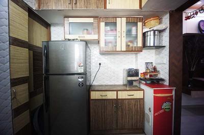 Kitchen Image of 900 Sq.ft 2 BHK Apartment / Flat for sale in Arihant Plaza, New Ranip Ahmedabad for Rs. 4500000