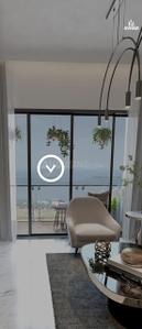 Balcony Image of 1016 Sq.ft 2 BHK Apartment / Flat for sale in Hrub Bayline Residences, Mahim Mumbai for Rs. 34500000