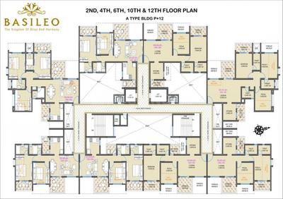 Image of 1000 Sq.ft 2 BHK Apartment / Flat for sale in Chandrarang Basileo, Pimple Gurav, Pune for Rs. 11700000