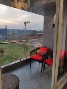 Balcony Image of 1150 Sq.ft 3 BHK Apartment / Flat for sale in Courtyard Regalia Phase I, Bhayli Vadodara for Rs. 7200000