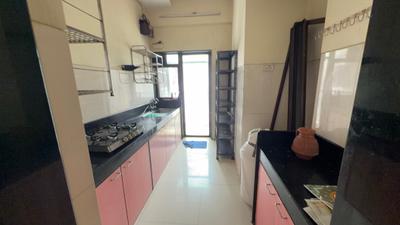 Kitchen Image of 890 Sq.ft 2 BHK Apartment / Flat for rent in lodha iris, Thane West Thane for Rs. 37500