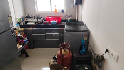 Kitchen Image of 320 Sq.ft 1 RK Apartment / Flat for rent in Nyati Elysia, Kharadi Pune for Rs. 24000