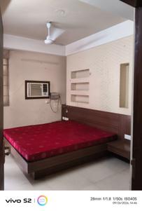 Bedroom Image of 650 Sq.ft 1 BHK Apartment / Flat for rent in Malviya Nagar Jaipur for Rs. 20000