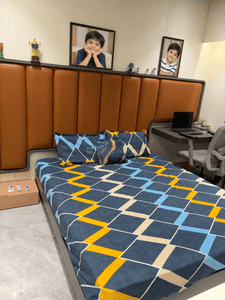 Bedroom Image of 2100 Sq.ft 4 BHK Apartment / Flat for sale in RK Ambiance, Nana Mava Rajkot for Rs. 17400000