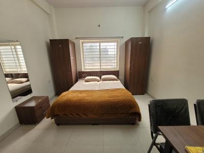 Bedroom Image of 300 Sq.ft 1 RK Apartment / Flat for rent in Vijay Nagar Indore for Rs. 9999