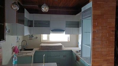Kitchen Image of 850 Sq.ft 2 BHK Apartment / Flat for rent in Pyramid Fusion Homes, Sector 70A Gurgaon for Rs. 36000