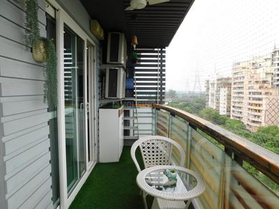 Balcony Image of 2050 Sq.ft 3 BHK Apartment / Flat for sale in Leela Homes, Vaishali Ghaziabad for Rs. 30000000