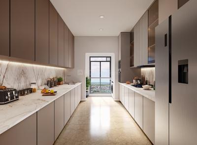 Kitchen Image of 1955 Sq.ft 3 BHK Apartment / Flat for sale in Kalptaru Srishti Namah, Mira Road East Mira Bhayandar for Rs. 25000000