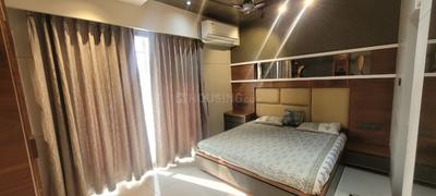Bedroom Image of 1400 Sq.ft 3 BHK Apartment / Flat for rent in Karelibagh Vadodara for Rs. 20000