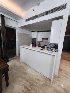 Kitchen Image of 1380 Sq.ft 2 BHK Apartment / Flat for rent in Supertech Supernova, Sector 94 Noida for Rs. 65000