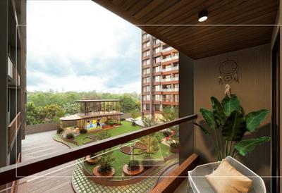 Balcony Image of 1845 Sq.ft 3 BHK Apartment / Flat for sale in IMPERIA GRACE, Zundal Ahmedabad for Rs. 8100000