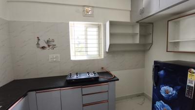 Kitchen Image of 600 Sq.ft 1 BHK Builder Floor for rent in Mahadevapura Bengaluru for Rs. 28000