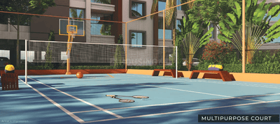 Image of 1015 Sq.ft 2 BHK Apartment / Flat for sale in Dolphin Palms Wing A And B, Ravet, Pune for Rs. 4900000