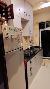Kitchen Image of 455 Sq.ft 1 BHK Apartment / Flat for rent in Star Sky Sayba Heights, Kurla East Mumbai for Rs. 45000