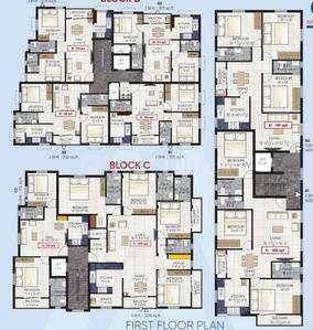 Image of 873 Sq.ft 2 BHK Apartment / Flat for sale in Korattur, Chennai for Rs. 8300000
