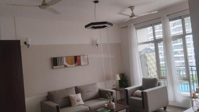 Living Room Image of 1400 Sq.ft 2.5 BHK Apartment / Flat for rent in Kingswood Court, Crossings Republik Ghaziabad for Rs. 22000