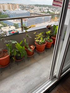 Balcony Image of 1586 Sq.ft 2 BHK Apartment / Flat for rent in RR Nagar Bengaluru for Rs. 35000