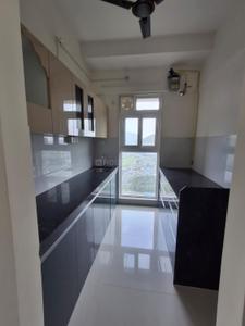 Kitchen Image of 650 Sq.ft 1 BHK Apartment / Flat for rent in Ashar Arize, Kalwa Thane for Rs. 28000
