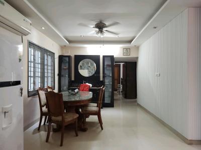 Dining Area Image of 1575 Sq.ft 3 BHK Builder Floor for rent in Manikonda Hyderabad for Rs. 58000
