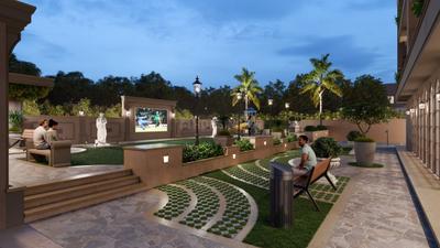 Balcony Image of 1188 Sq.ft 3 BHK Apartment / Flat for sale in Anikedhya Emperors, Gota Ahmedabad for Rs. 9225000