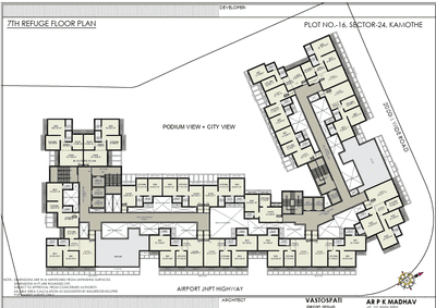 Image of 1605 Sq.ft 3 BHK Apartment / Flat for sale in Dharmanandan Century 16, Kamothe, Navi Mumbai for Rs. 16384500
