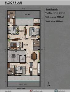 Image of 3035 Sq.ft 3 BHK Builder Floor for sale in Sector 30, Faridabad for Rs. 17500000
