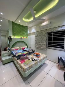 Bedroom Image of 2150 Sq.ft 3 BHK Apartment / Flat for rent in Darshanam Club Life Phase Il, Undera Vadodara for Rs. 50000