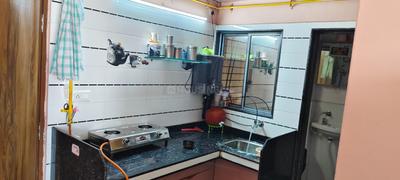 Kitchen Image of 750 Sq.ft 1 BHK Apartment / Flat for sale in Sai Ram Residency A Tower, Udhna Surat for Rs. 2400000