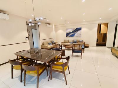 Hall Image of 3020 Sq.ft 4 BHK Apartment / Flat for rent in Adani Paarijat, Shantigram Ahmedabad for Rs. 60000