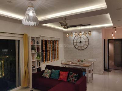 Hall Image of 1350 Sq.ft 2 BHK Apartment / Flat for rent in Brigade Lakefront, Hoodi Bengaluru for Rs. 80000