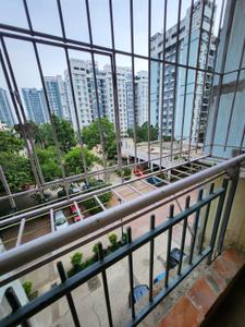 Balcony Image of 1200 Sq.ft 3 BHK Apartment / Flat for rent in South City Garden, Behala Kolkata for Rs. 30000