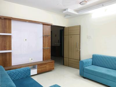 Living Room Image of 650 Sq.ft 1 BHK Apartment / Flat for rent in Dynamic Crest Phase I Rimo Everest, Khidkali Thane for Rs. 14000