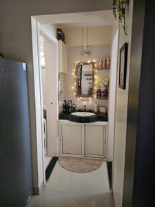 Kitchen Image of 606 Sq.ft 1 BHK Apartment / Flat for rent in Godrej Horizon, Mohammed Wadi Pune for Rs. 18500