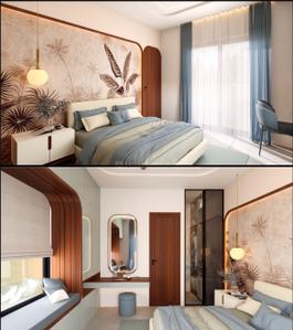 Bedroom Image of 3500 Sq.ft 5 BHK Independent House for sale in Puthenkurish Kochi for Rs. 28500000