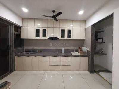 Kitchen Image of 2335 Sq.ft 3 BHK Apartment / Flat for rent in Shivalik Green View, Shantigram Ahmedabad for Rs. 42000